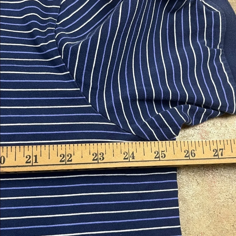 Polo Golf Ralph Navy, purple and White Striped Polo Size: XXL